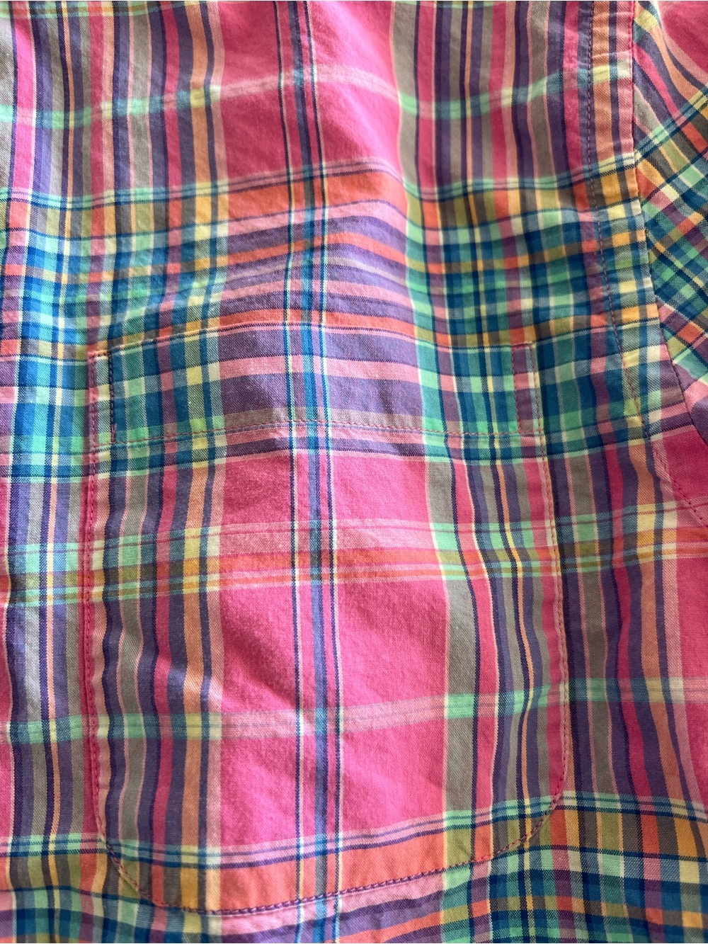 Vineyard Vines Men's Pink Multi-Color Plaid Shirt